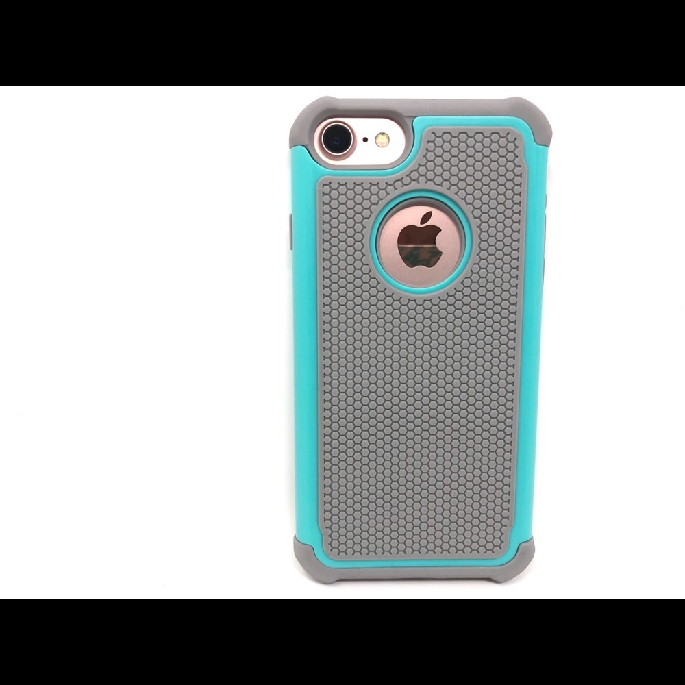 iPhone Turquoise Hybrid Case - Picture 5 of 7